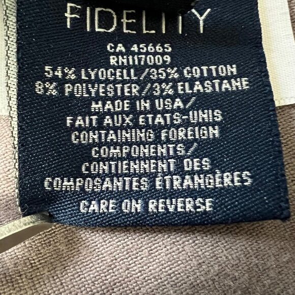 Fidelity Denim Womens Sola Mid Rise Skinny Ankle Jeans Gunmetal Foil size 30 - Picture 11 of 14